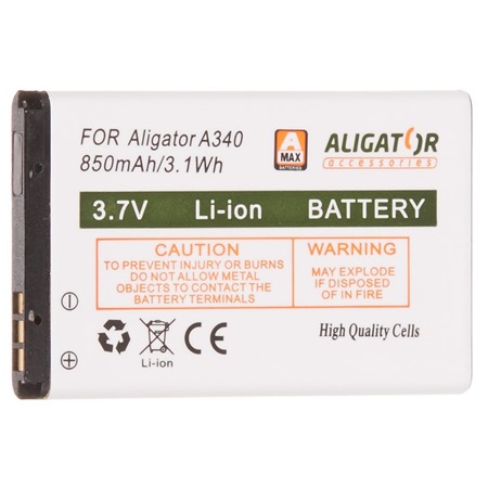 Aligator baterie 850mAh Li-Ion pro A340, A310, A311, A320, V600