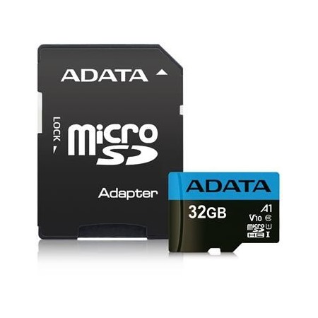 ADATA Premier Class microSDHC 32GB + SD adaptr