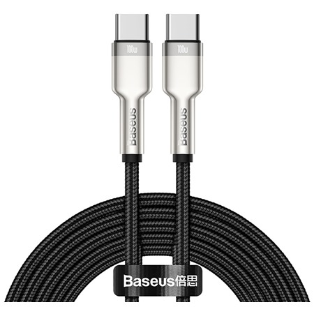 Baseus Cafule Series USB-C / USB-C 100W 2m opleten ern kabel