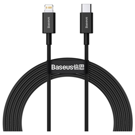 Baseus Superior Series USB-C / Lightning 20W 2m ern kabel