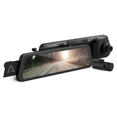 LAMAX S9 Dual GPS kamera do auta se zadn kamerou ern
