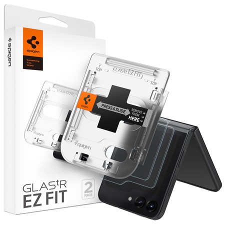 Spigen Glass.tR EZ Fit tvrzen sklo pro Samsung Galaxy Z Flip5 2ks
