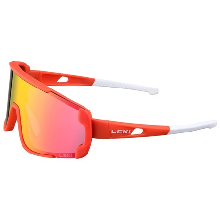 LEKI Storm Magnetic, bright red-rainbow-sulfur yellow, One Size