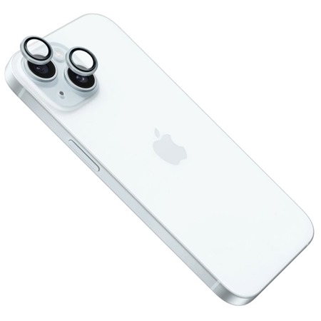 FIXED Camera Glass ochrann skla oek fotoapart pro Apple iPhone 15 / 15 Plus svtle modr