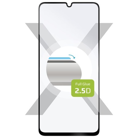 FIXED Full-Cover tvrzen sklo pro Samsung Galaxy A25 5G ern