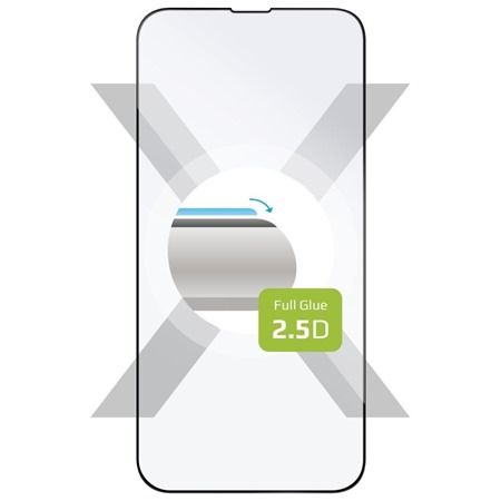 FIXED Full-Cover tvrzen sklo pro Apple iPhone 14 Plus / 13 Pro Max Full-Frame ern