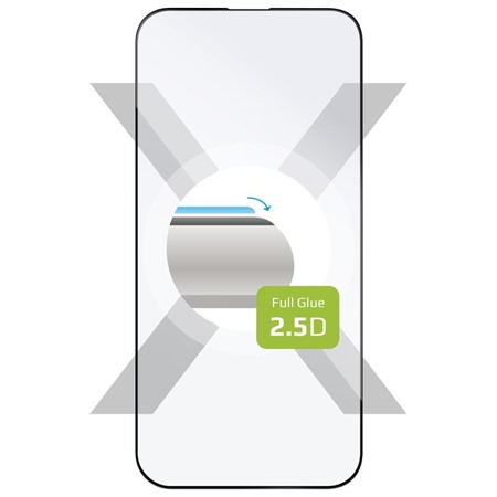 FIXED Full-Cover tvrzen sklo pro Apple iPhone 14 Pro Full-Frame ern
