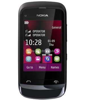 Nokia C2-03 Chrome Black