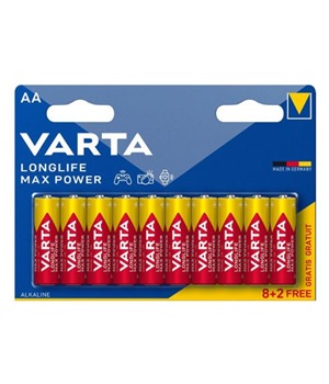 Varta Longlife Max Power AA alkalick baterie, 10ks