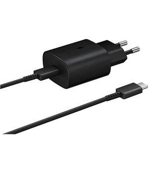 Samsung 25W nabjeka s kabelem EP-DA705BBE USB-C ern,bulk (EP-TA800EBE)