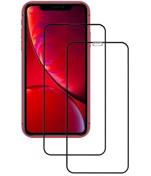 CELLFISH DUO 5D tvrzen sklo pro Apple iPhone XR / 11 Full-Frame ern 2ks
