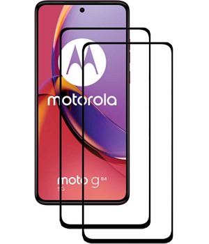 CELLFISH DUO 5D tvrzen sklo pro Motorola Moto G84 5G Full-Frame ern 2ks