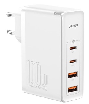 Baseus GaN2 Pro 100W nabjeka 2x USB-C + 2x USB-A bl