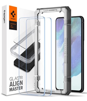 Spigen Glas.tR AlignMaster tvrzen sklo pro Samsung Galaxy S21 FE 5G ir 2ks