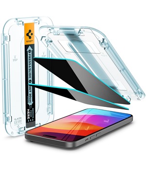 Spigen Glass.tR EZ Fit Privacy tvrzen sklo pro Apple iPhone 15 Plus 2ks