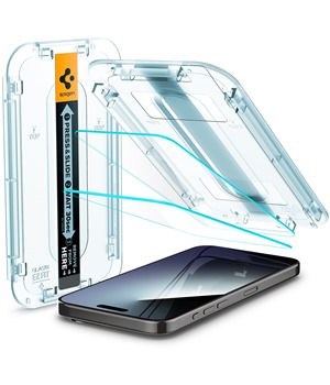 Spigen Glass.tR EZ Fit tvrzen sklo pro Apple iPhone 15 Pro 2ks ir