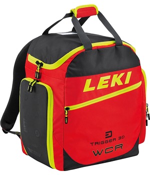 LEKI Ski Boot Bag WCR 60L, fluorescent red-black-neonyellow, 60 L