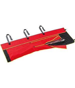 LEKI Ski Wrap Bag Alpine, fluorescent red-black-neonyellow, 210 cm