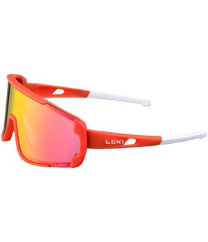 LEKI Storm Magnetic, bright red-rainbow-sulfur yellow, One Size