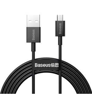 Baseus Superior Series USB-A / microUSB 2A 2m ern kabel