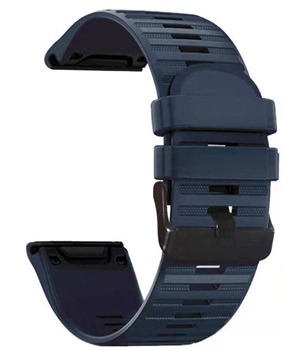 RhinoTech Strap silikonov sportovn emnek 22mm QuickFit pro Garmin tmav modr