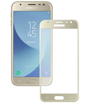 Vmax tvrzen sklo pro Samsung Galaxy J3 2017 Full-Frame zlat