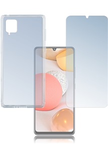 4smarts 360 Protection Set: tvrzen sklo + zadn kryt pro Samsung Galaxy A42 5G