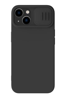 Nillkin CamShield Silky Magnetic zadn silikonov kryt s krytkou kamery pro Apple iPhone 15 Plus ern