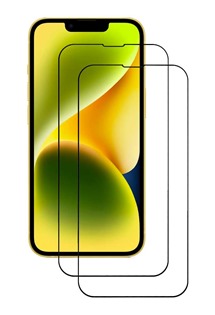 CELLFISH DUO 5D tvrzen sklo pro Apple iPhone 13 / 13 Pro / 14 Full-Frame ern 2ks