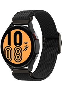 Spigen Lite Fit Watch Band nylonov emnek 20mm Quick Release pro smartwatch ern