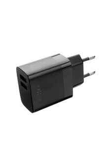 FIXED Smart Rapid Charge 17W nabjeka s kabelem micro USB ern