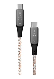 FIXED USB-C / USB-C 60W PD 1,2m  svtc nabjec bl kabel