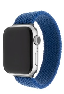 FIXED Silicone Strap elastick silikonov emnek pro Apple Watch 38 / 40 / 41mm modr XS