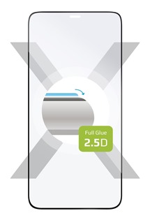 FIXED Full-Cover tvrzen sklo pro Apple iPhone 12 / 12 Pro Full-Frame ern