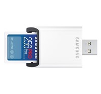Samsung  PRO PLUS SDXC 256GB + USB-A adaptr (180 MB/s)