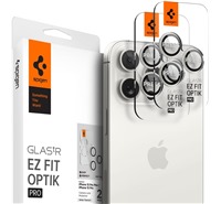 Spigen Glass.tR EZ Fit Optik Pro tvrzen sklo na oky fotoapartu pro Apple iPhone 15 Pro / 15 Pro Max 2ks bl