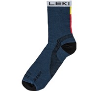 LEKI Trail Running Socks, true navy blue-white, 42 - 45
