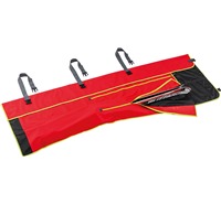LEKI Ski Wrap Bag Alpine, fluorescent red-black-neonyellow, 210 cm