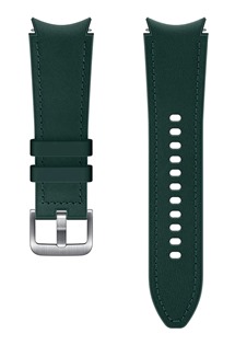 Samsung Leather Band polokožený řemínek 20mm Quick Release pro smartwatch zelený (ET-SHR88SGEGEU) S / M