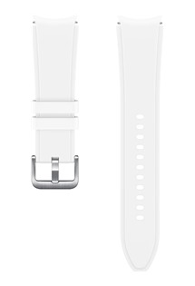 Samsung Ridge Sport Band sportovní řemínek s rýhováním 20mm Quick Release pro smartwatch bílý (ET-SFR89LWEGEU) M / L