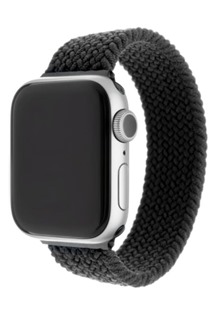 FIXED Silicone Strap elastický silikonový řemínek pro Apple Watch 38 / 40 / 41mm černý XL