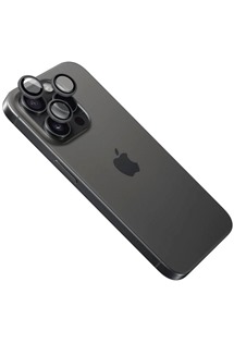 FIXED Camera Glass ochranná skla čoček fotoaparátů pro Apple iPhone 15 Pro / 15 Pro Max šedá