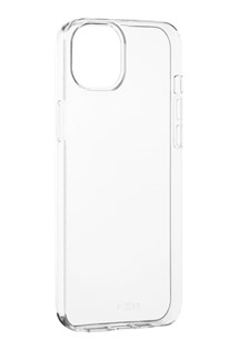 FIXED Slim AntiUV gelový kryt odolný proti zažloutnutí pro Apple iPhone 15 čirý