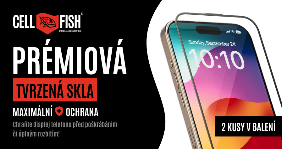 CELLFISH prémiová tvrzená skla