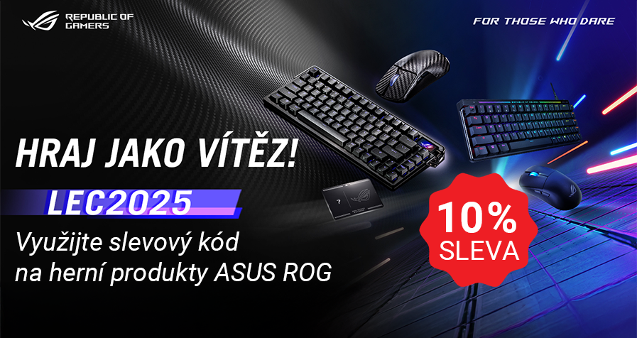 Sleva na herní příslušenství ASUS