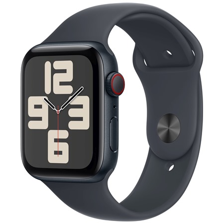 Apple Watch SE 2024 44mm Midnight + Midnight Sport Band M/L