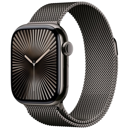 Apple Watch Series10 Cellular 46mm Slate + Slate Milanese Loop S/M