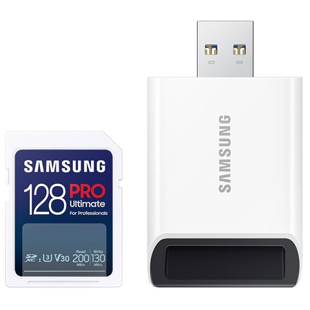 Samsung PRO Ultimate SDXC 128GB + USB adaptr