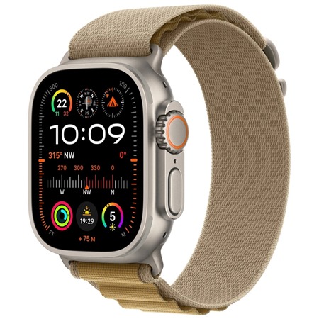 Apple Watch Ultra 2 2024 Natural + Tan Alpine Loop S