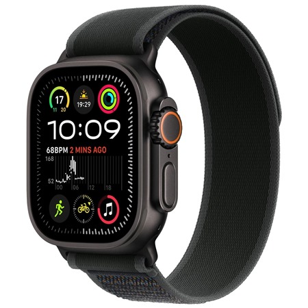 Apple Watch Ultra 2 2024 Black + Black Trail Loop S/M